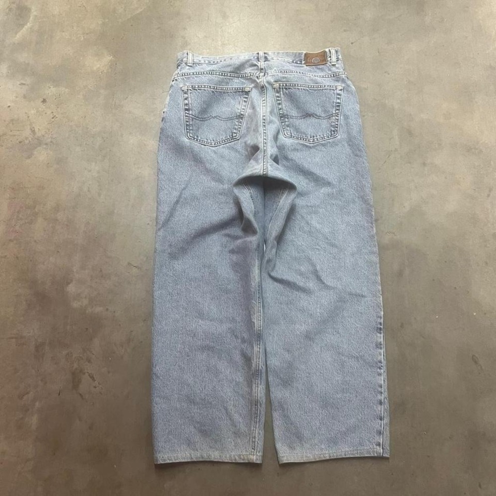 Vintage Tommy Hilfiger men's light‎ wash baggy jeans 90s wide leg loose 36